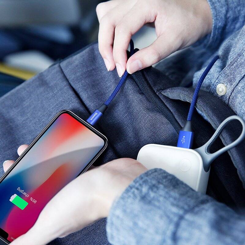 Baseus Lightning Yiven Cable 2A 1.2m Navy Blue (CALYW-13)