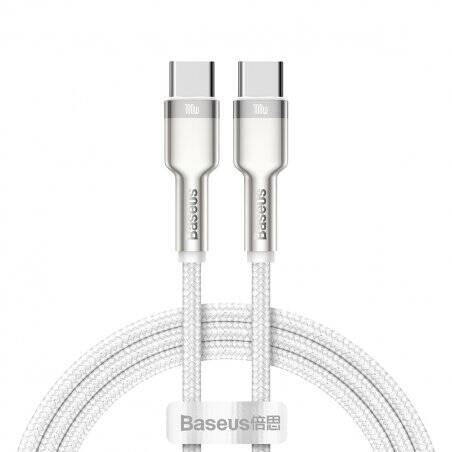 Baseus CATJK-C02 câble de téléphone portable Blanc 1 m USB C