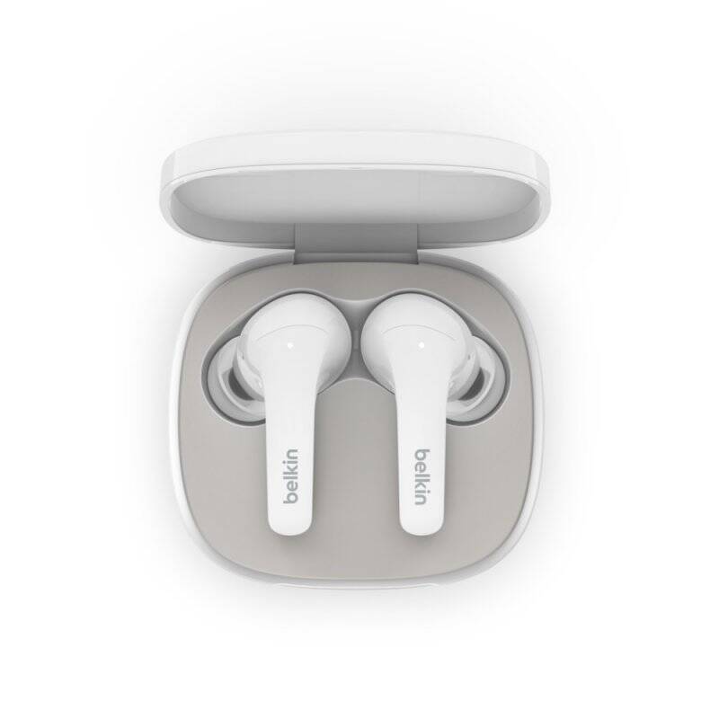 Belkin SOUNDFORM Flow Casque Sans fil Ecouteurs Appels/Musique USB Type-C Bluetooth Blanc
