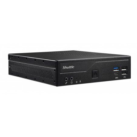 Shuttle Slim PC DH610 , S1700, 1x HDMI, 2x DP , 1x 2.5", 2x M.2, 2x LAN (Intel 1G + 2.5G), 2x COM, 24/7 permanent operat