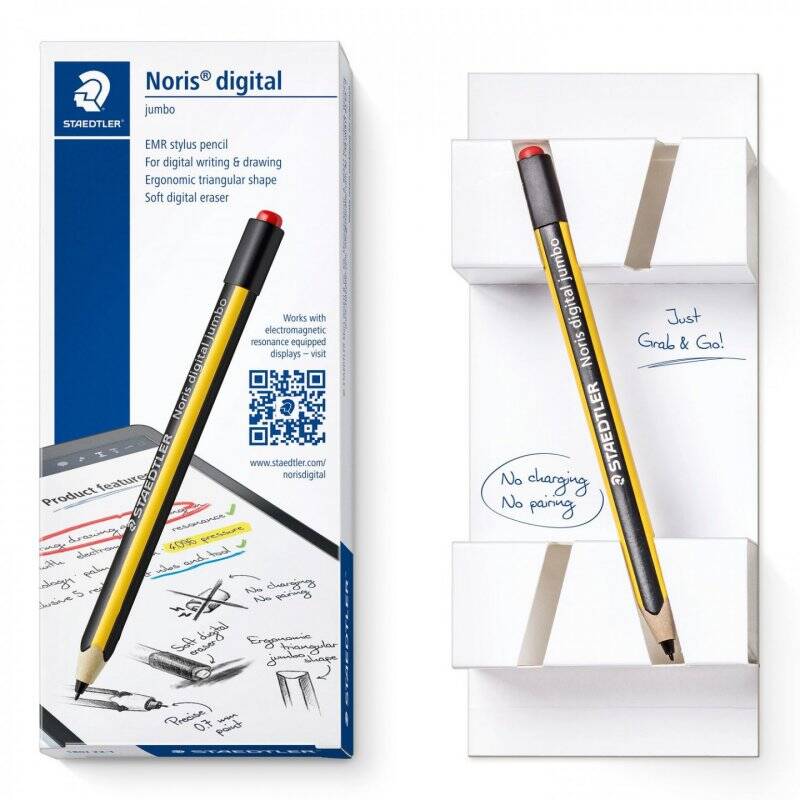 Stylet sans fil Staedtler Noris Digital Jumbo 180J 22 (Noir)
