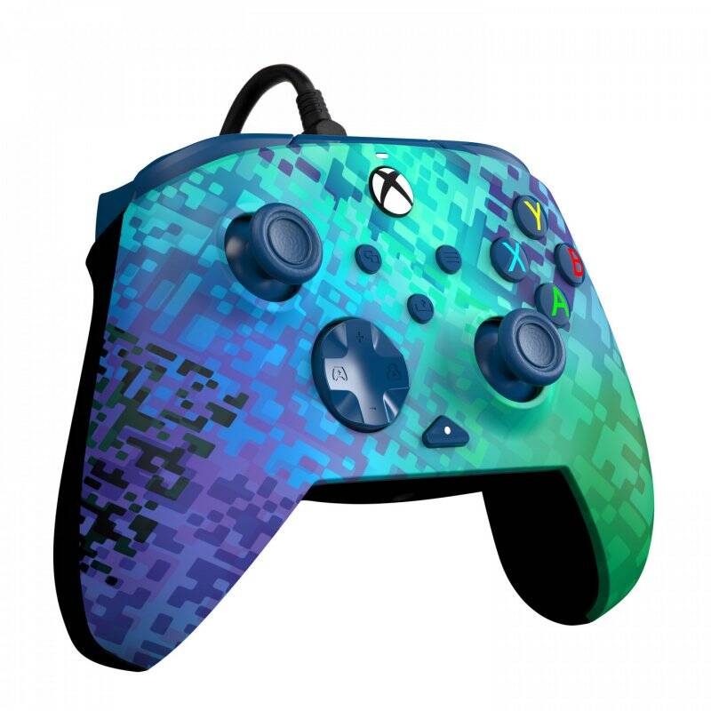 Wired Rematch Controller Glitch Green  - Xbox Series X