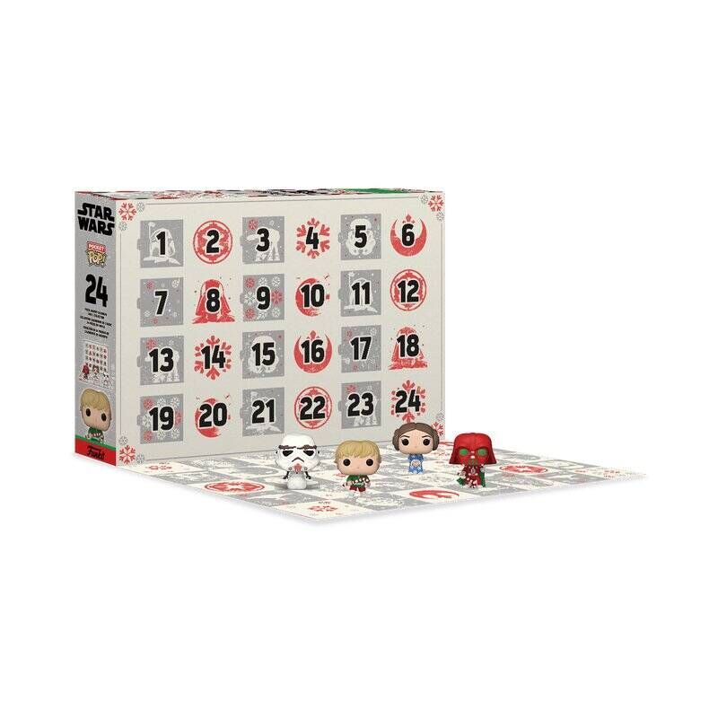 STAR WARS - Pocket Pop - Calendrier de l'avent 2022 - 24 figurines