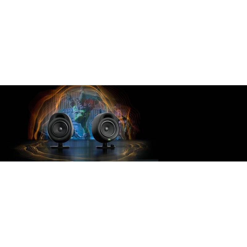 Steelseries Arena 3 speaker set PC/notebook Black 2.1 channels 2-way Bluetooth
