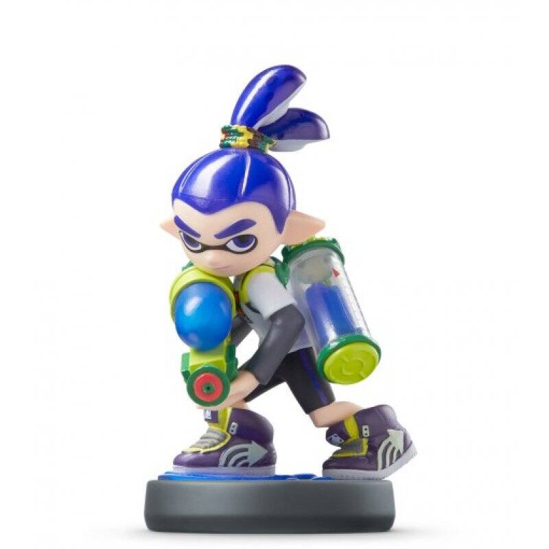 AMIIBO SPLATOON GARCON INKLING VERT NEON /4