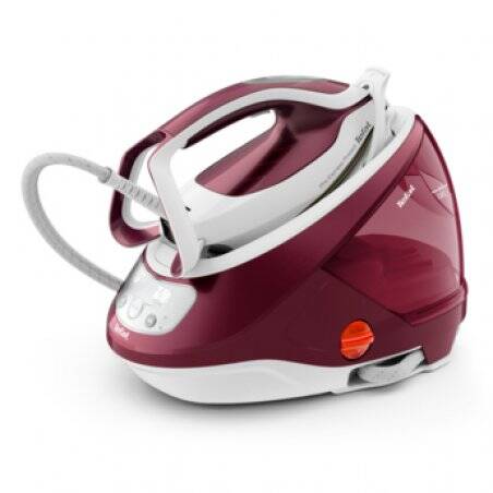 Tefal GV9220 Centrale vapeur 2600 W Durilium AirGlide Autoclean soleplate Bourgogne, Blanc