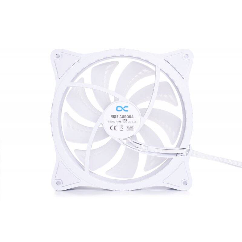 Alphacool 24851 système de refroidissement d’ordinateur Boitier PC Ventilateur 14 cm Blanc 1 pièce(s)