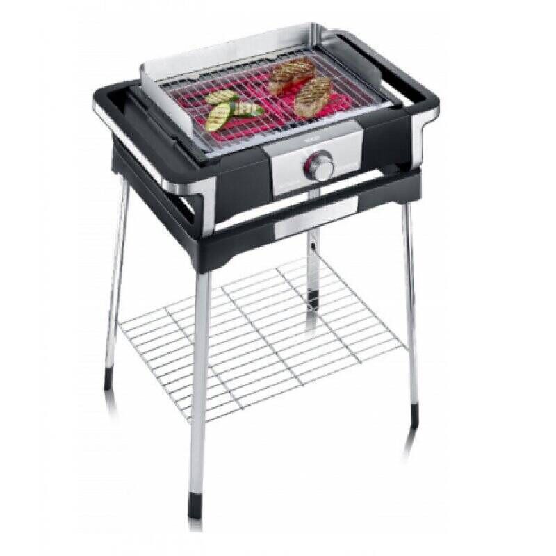 Severin PG 8117 BOOST S Grill Electric Black, Silver 3000 W