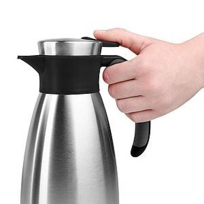 Emsa SoftGrip Isolierkanne QuickTip   bk  1,0L