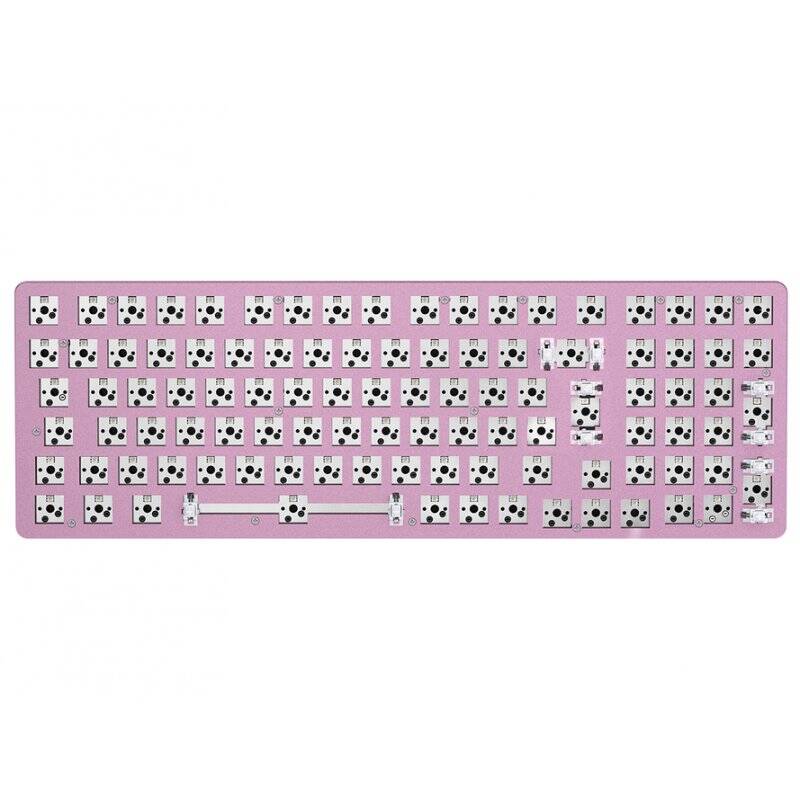Glorious GMMK 2 Full-Size Tastatur - Barebone, ISO-Layout, pink