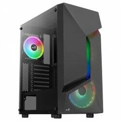 Boitier Moyen Tour ATX AeroCool Scape V3 RGB avec panneau vitré (Noir)