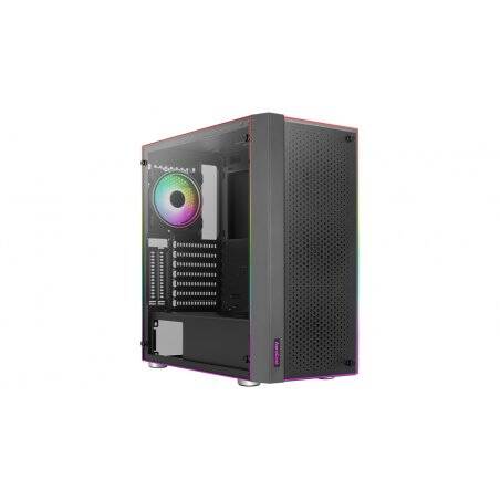 Boitier Moyen Tour ATX AeroCool Skribble RGB avec panneaux vitrés (Noir)