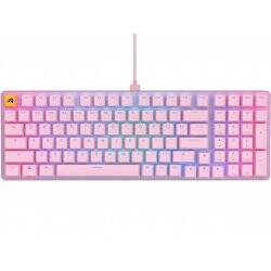 Glorious GMMK 2 Full-Size Tastatur - Fox Switches, DE-Layout, pink