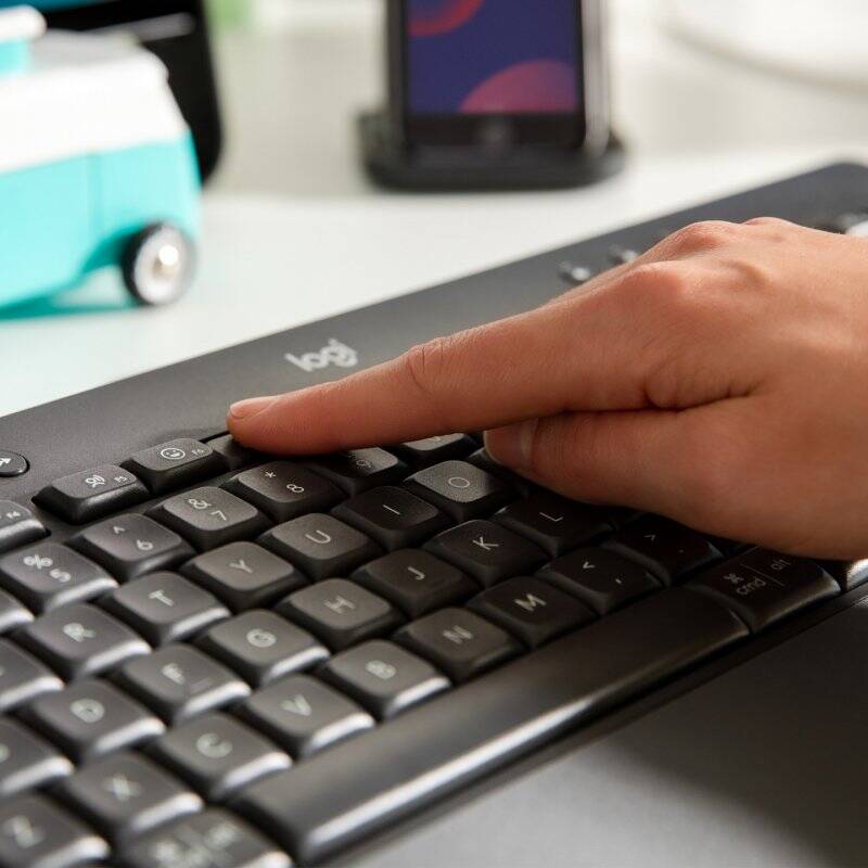 Logitech Signature K650 clavier Bluetooth QWERTZ Suisse Graphite