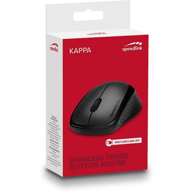 SPEEDLINK KAPPA souris Droitier RF sans fil Optique 1600 DPI