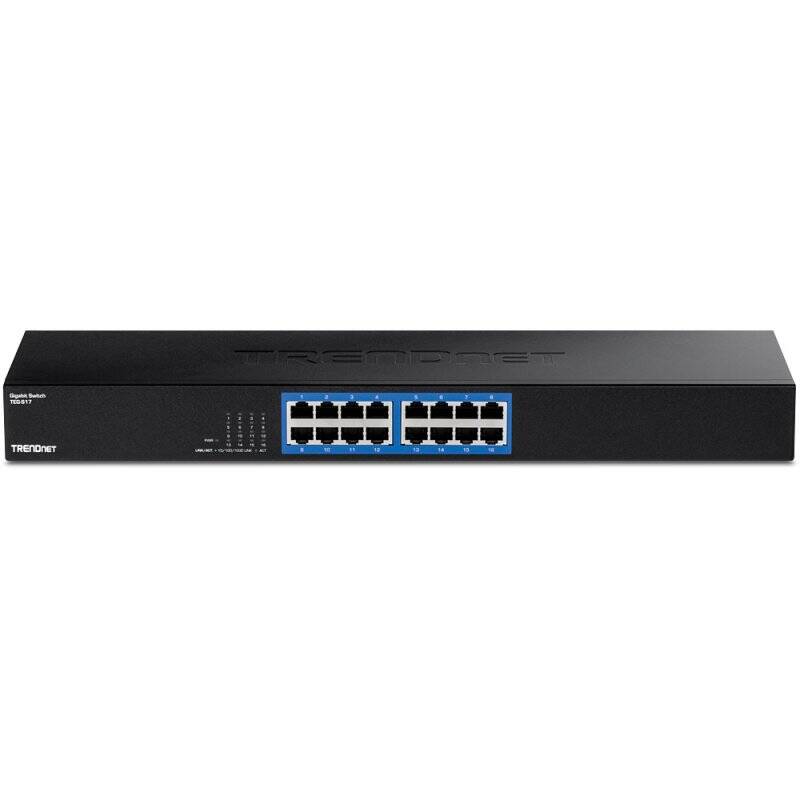 Trendnet TEG-S17 commutateur réseau Gigabit Ethernet (10/100/1000) Noir