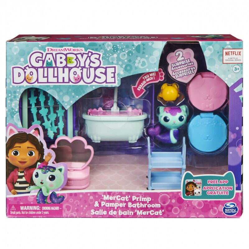 Gabby's Dollhouse - Deluxe Room - MerCat's Bathroom (6062036)