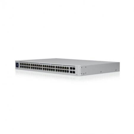 Ubiquiti UniFi USW-48-POE network switch Managed L2 Gigabit Ethernet (10/100/1000) Power over Ethernet (PoE) 1U Stainles