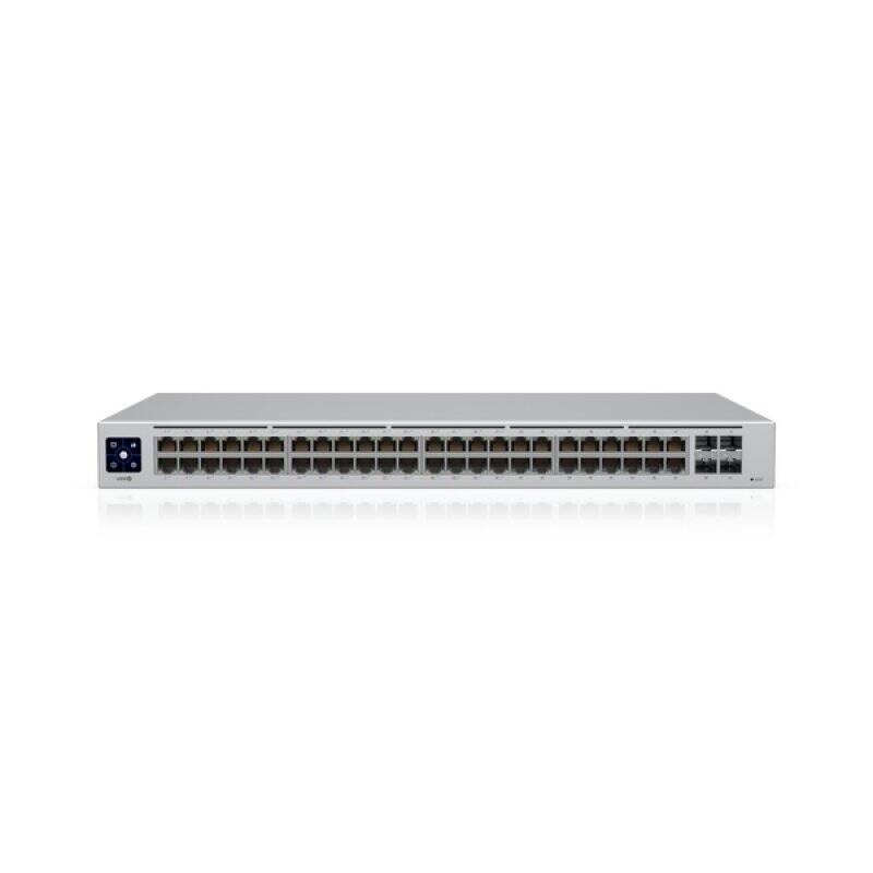Ubiquiti UniFi USW-48-POE network switch Managed L2 Gigabit Ethernet (10/100/1000) Power over Ethernet (PoE) 1U Stainles