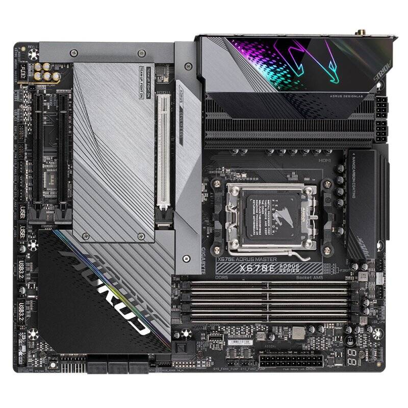 Gigabyte X670E AORUS MASTER (REV. 1.0) motherboard AMD X670 Socket AM5 ATX