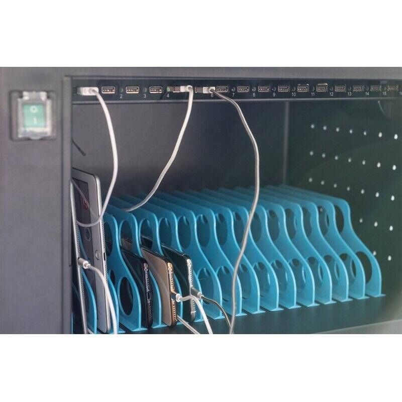 Digitus Armoire de charge mobile pour ordinateurs portables / tablettes jusqu'à 14 pouces