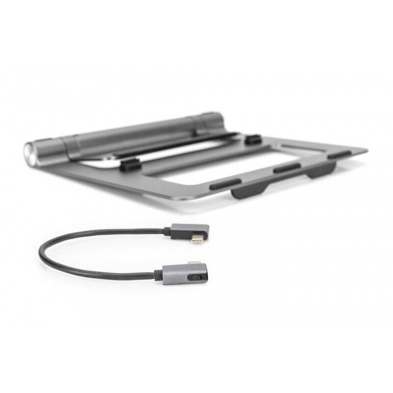 Digitus Variable Notebook Stand with 7-Port Pop-Out USB-C™ Docking Station