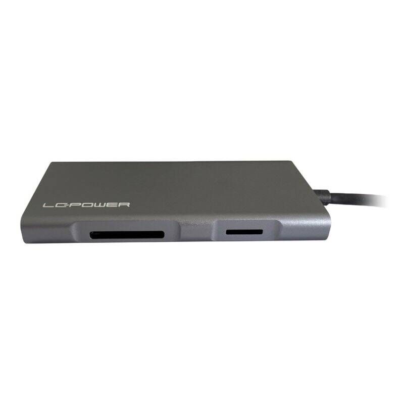 LC-Power LC-HUB-C-MULTI-5 notebook dock/port replicator Wired USB 3.2 Gen 1 (3.1 Gen 1) Type-C Anthracite, Black