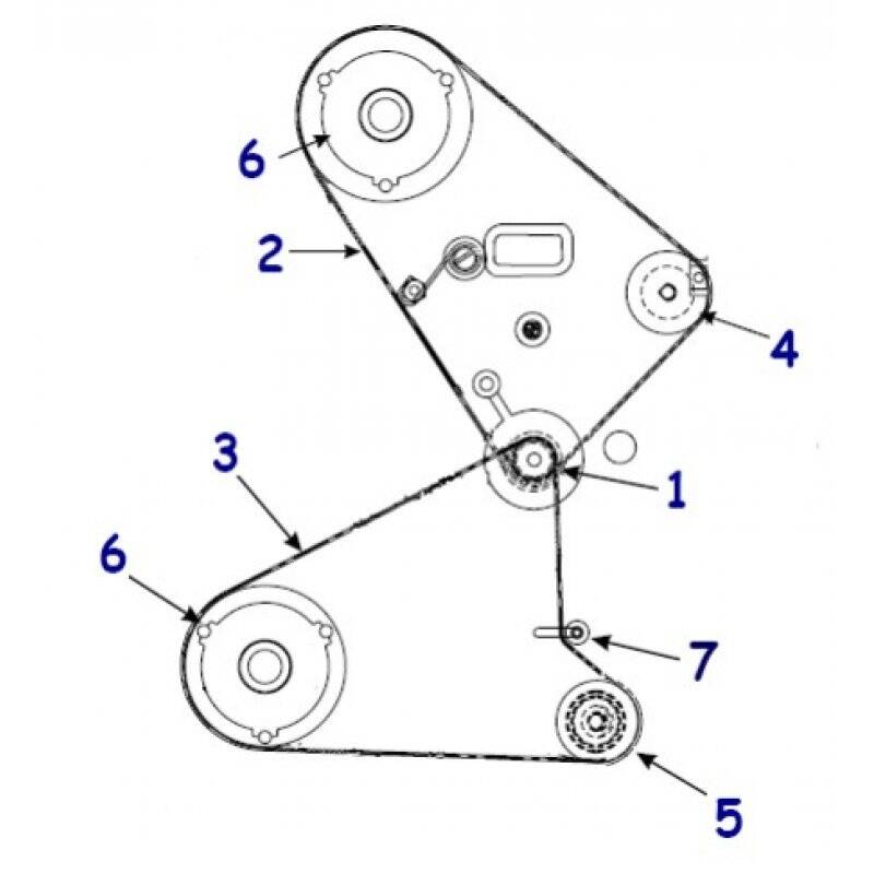 ZEBRA BELT MAIN DRIVE