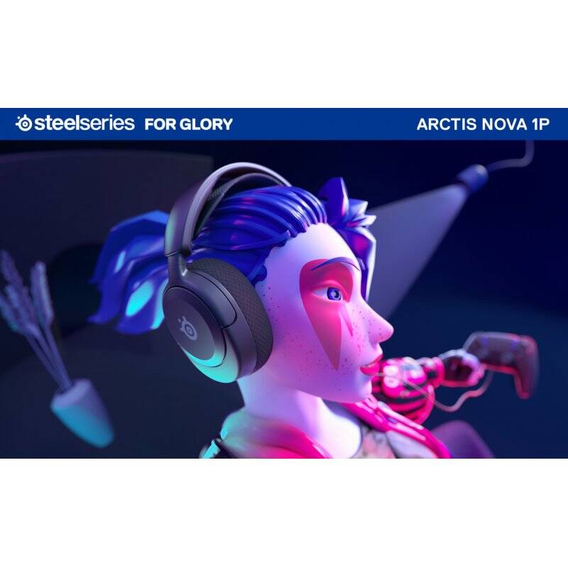 ARCTIS NOVA 1 P - BLACKCASQUE GAMING PLAYSTATION