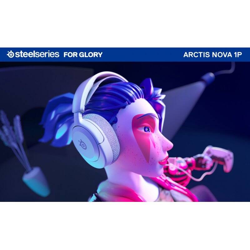 Steelseries Arctis Nova 1P Casque Avec fil Arceau Jouer Blanc