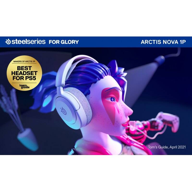 Steelseries Arctis Nova 1P Casque Avec fil Arceau Jouer Blanc