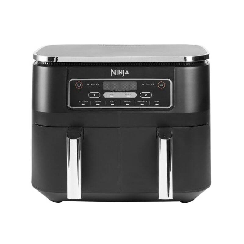 Ninja AF300 Double 7,6 L Autonome 1690 W Friteuse d’air chaud Noir