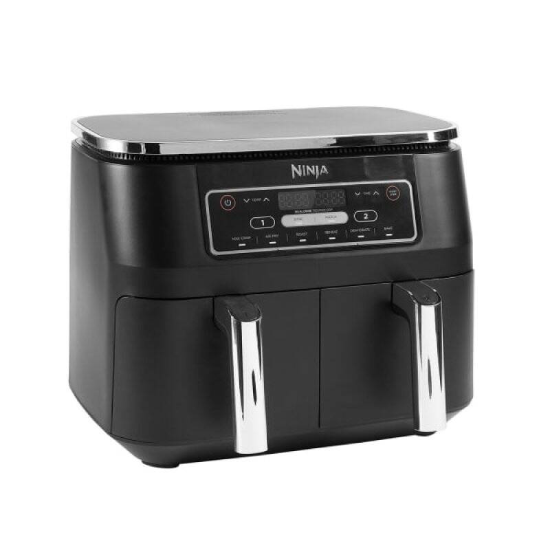 Ninja AF300 Double 7,6 L Autonome 1690 W Friteuse d’air chaud Noir