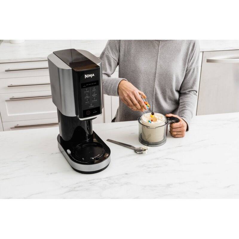 Ninja NC300EU ice cream maker Traditional ice cream maker 0.473 L 800 W Black, Silver