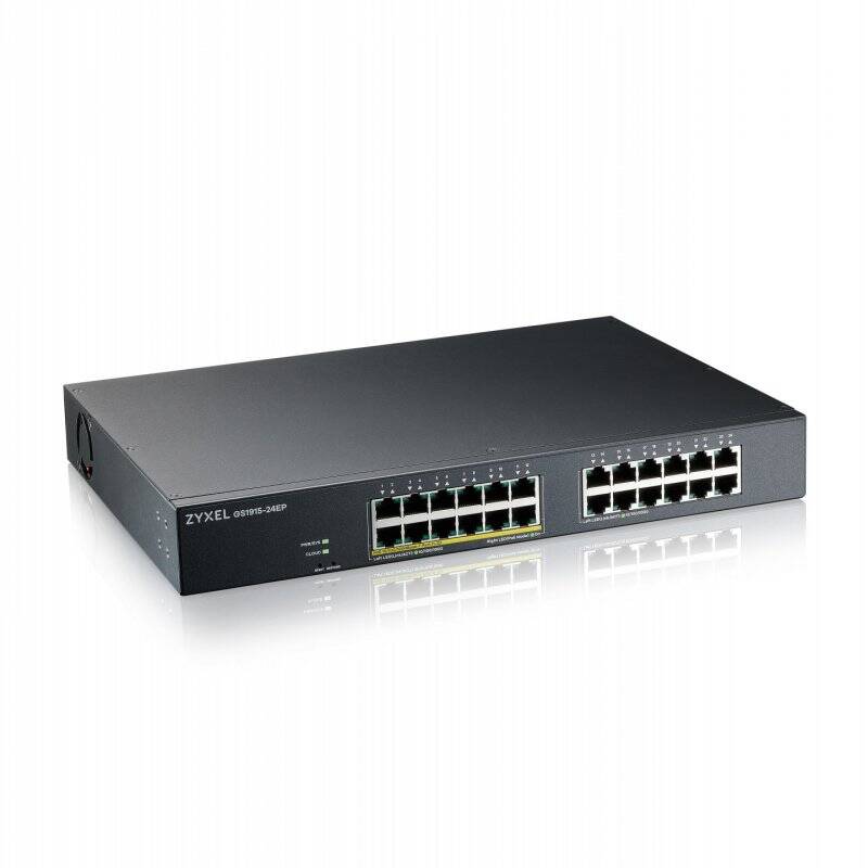 Zyxel GS1915-24EP Géré L2 Gigabit Ethernet (10/100/1000) Connexion Ethernet, supportant l'alimentation via ce port (Po