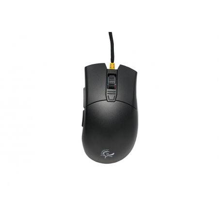 Ducky Secret M Retro Gaming Maus - schwarz