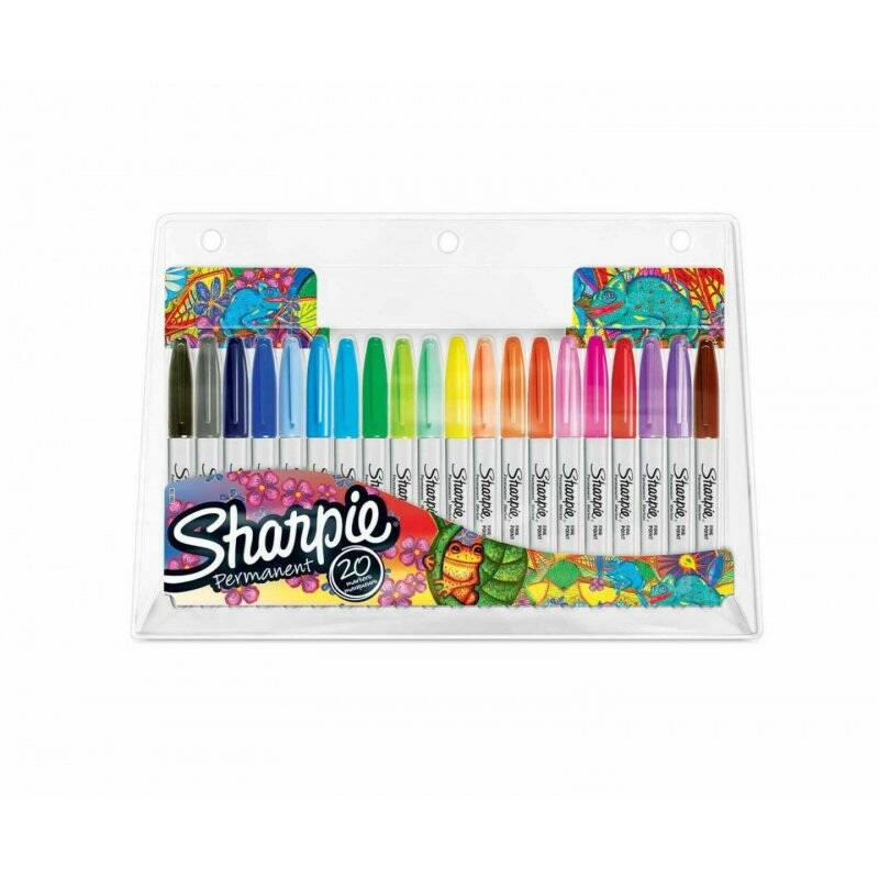 Sharpie Fine marqueur 20 pièce(s) Pointe fine Multicolore