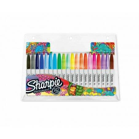 Sharpie Fine marker 20 pc(s) Fine tip Multicolour