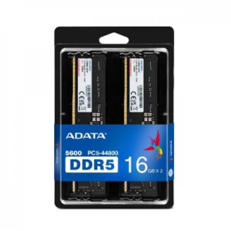 ADATA DDR5 5600 U-DIMM module de mémoire 32 Go 2 x 16 Go 5600 MHz ECC