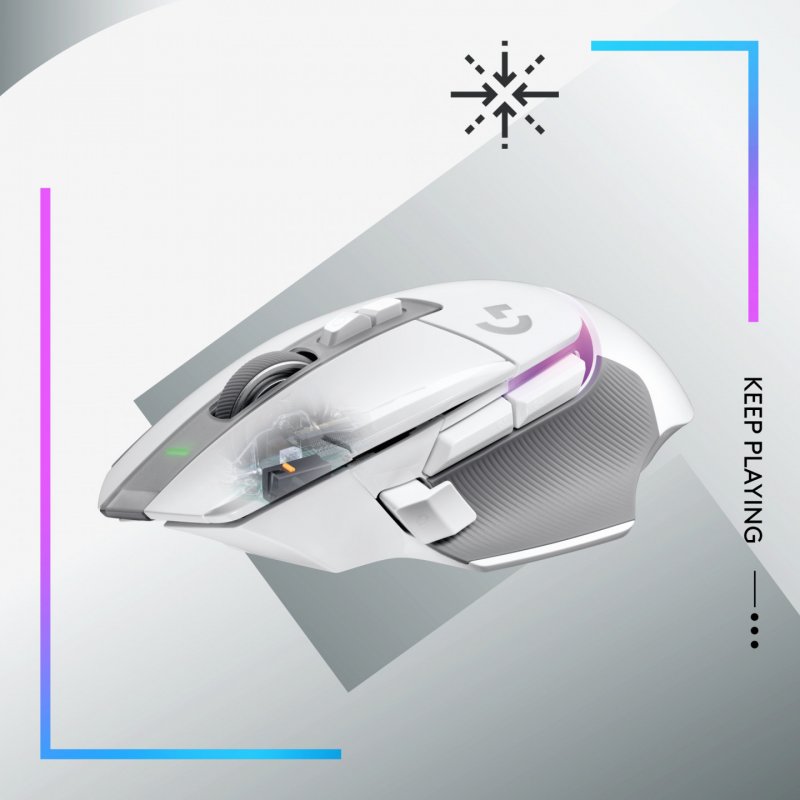 Logitech G G502 X Plus souris Droitier RF sans fil Optique 25600 DPI