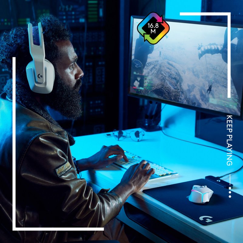 Logitech G G502 X Plus souris Droitier RF sans fil Optique 25600 DPI