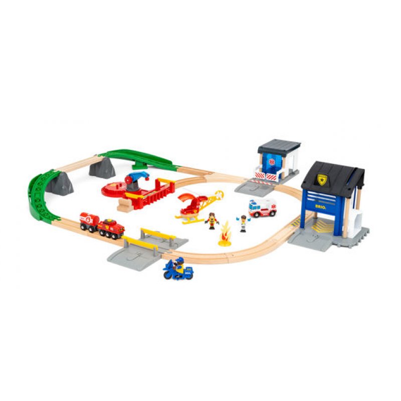 BRIO Rescue Team Train Set