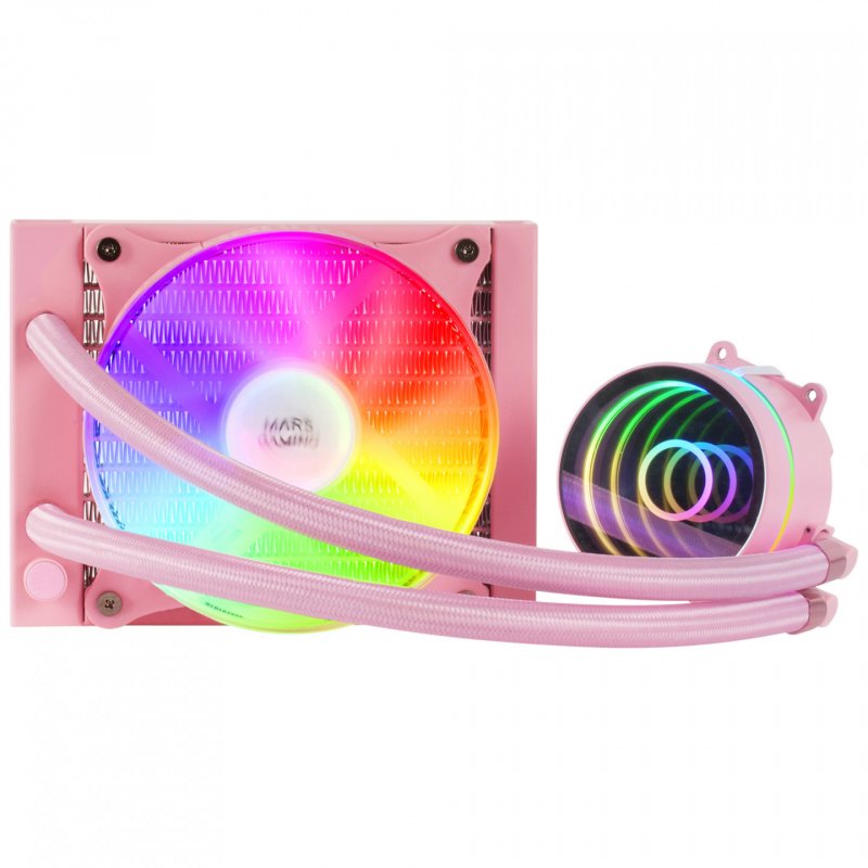 Kit Watercooling AIO Mars Gaming ML-One RGB - 120mm (Rose)