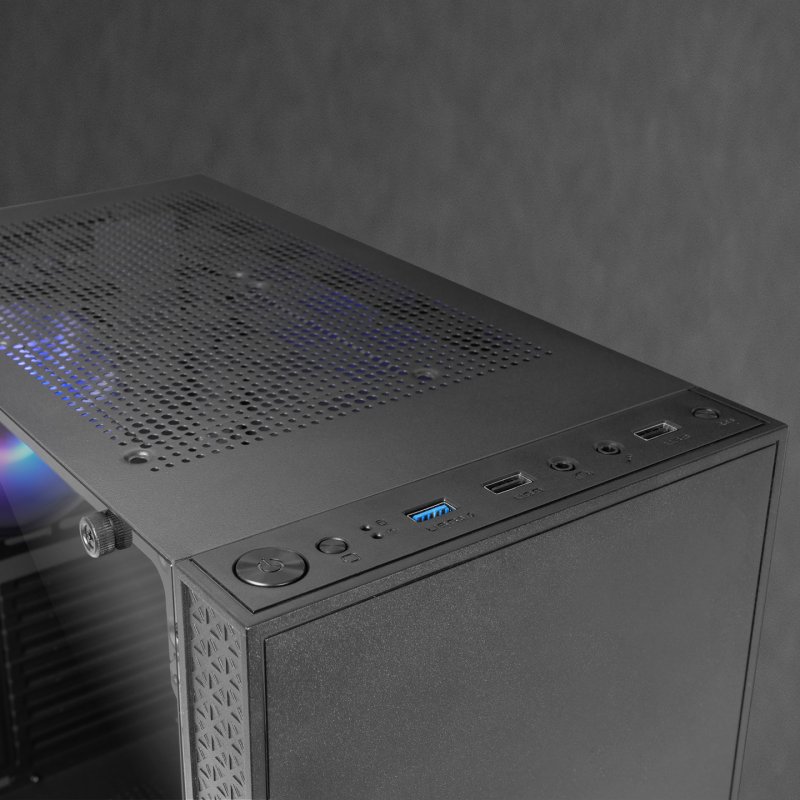 Boitier Moyen Tour XL-ATX Mars Gaming MC-U3 RGB avec panneau vitré (Noir)