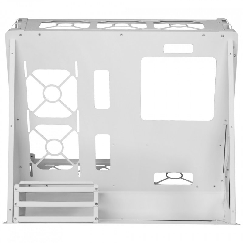 Mars Gaming MCB White PC Gaming ATX XL Case Custom Premium Edition Modular Dual Chamber Structure