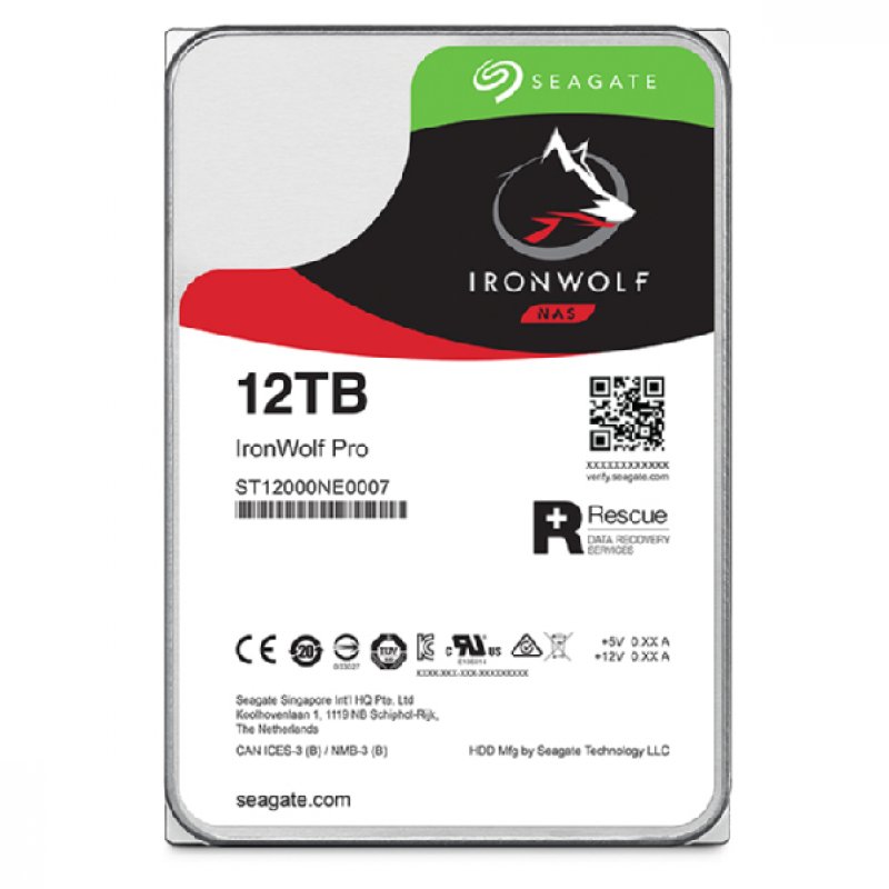 IRONWOLF PRO 12TB SATA 3.5IN 7200RPM ENTERPRISE NAS