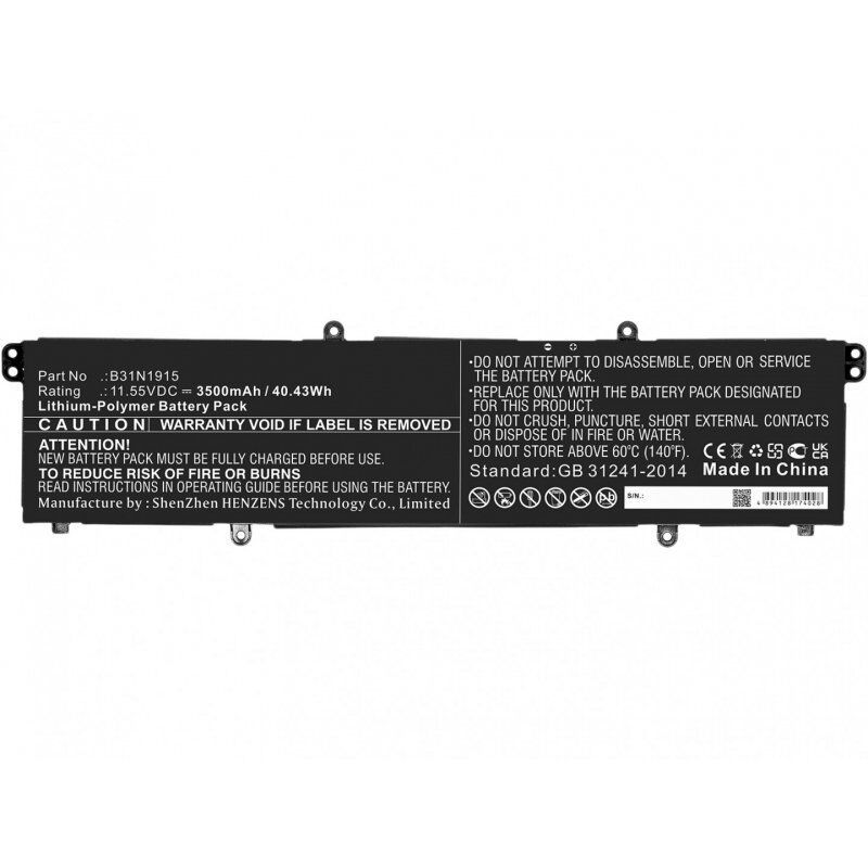 BATTERY B31N1915 FOR ASUS 41Wh