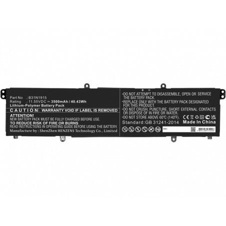 BATTERY B31N1915 FOR ASUS 41Wh