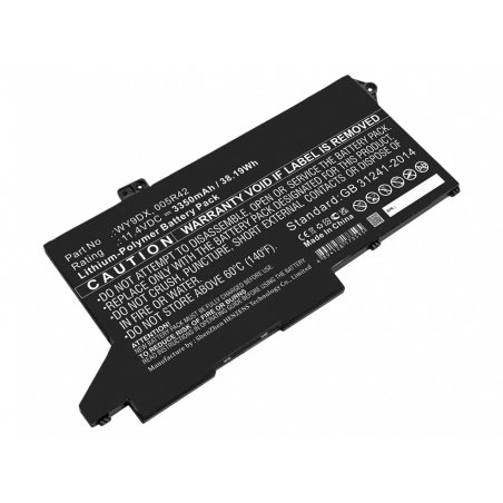 BATTERY M3KCN FOR DELL 39Wh