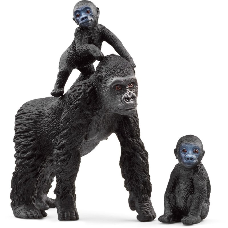 Schleich WL Flachland Gorilla Familie  42601